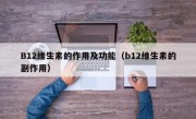 B12维生素的作用及功能（b12维生素的副作用）