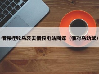 俄称挫败乌袭击俄核电站图谋（俄对乌动武）