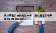 安以轩老公被判监禁14年（安以轩老公被判监禁14年是真的吗）