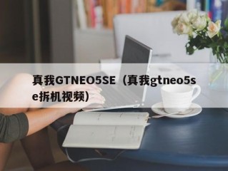 真我GTNEO5SE（真我gtneo5se拆机视频）